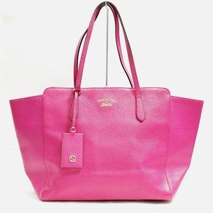 🩷Gucci Tote Bag Pink Leather 3239947🩷